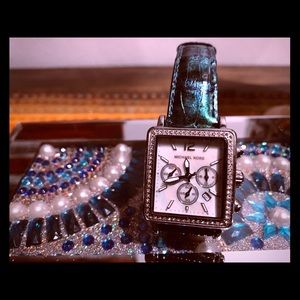 Snake Skin Leather Micheal Kors Watch